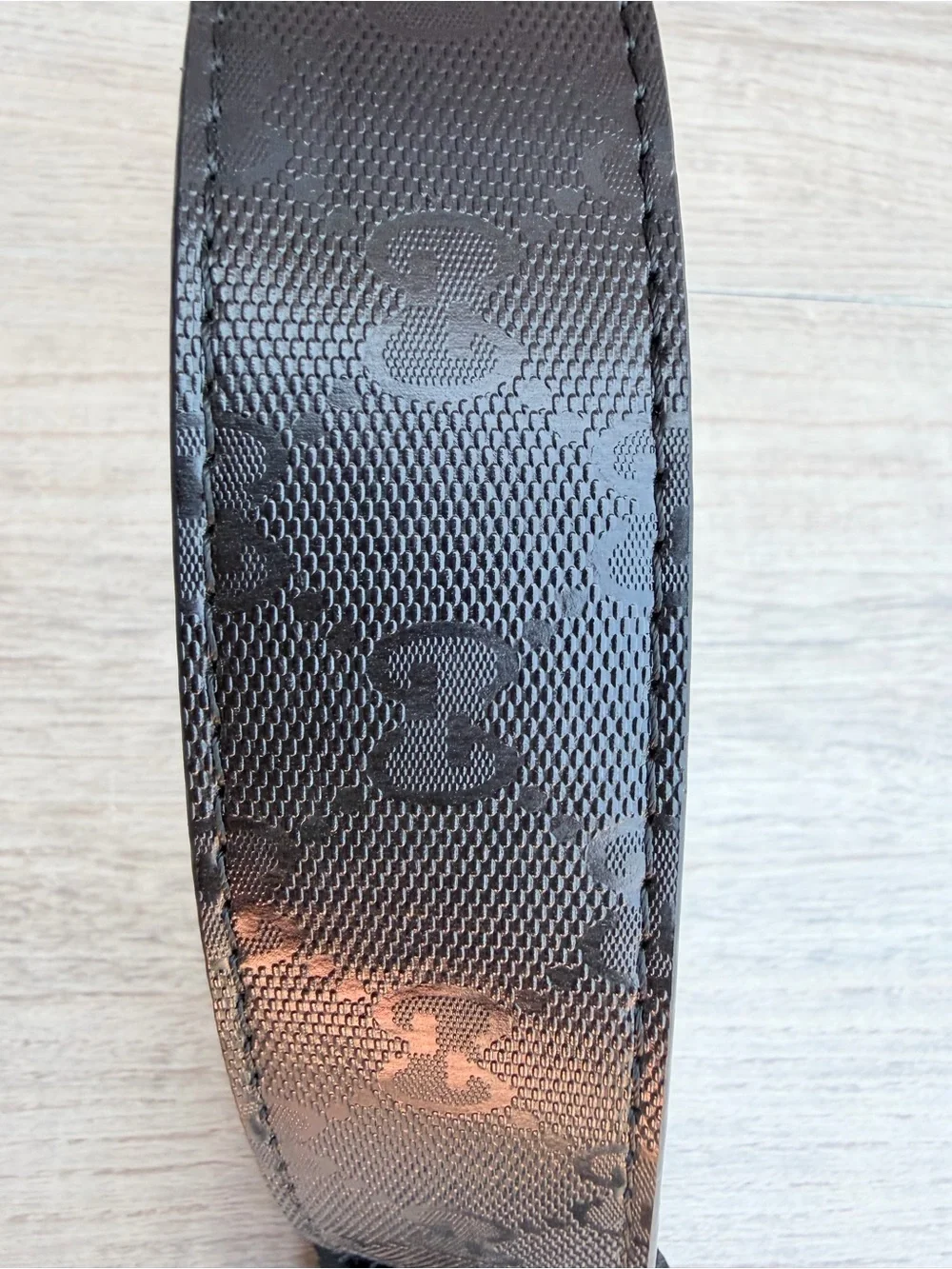Gucci Black Men's Logo Belt